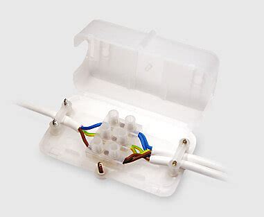 chocolate box electrical connector|screwfix connection box.